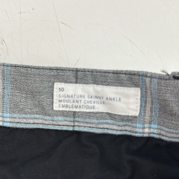 Gap Women's Skinny Ankle Glen Plaid Comfortable Pants - Picture 5 of 12